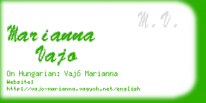 marianna vajo business card